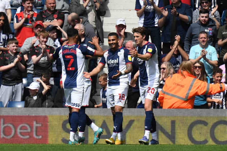 Championship finale clockwatch – live updates on all the action! | Championship 2 Karlan Grant scores and celebrates.