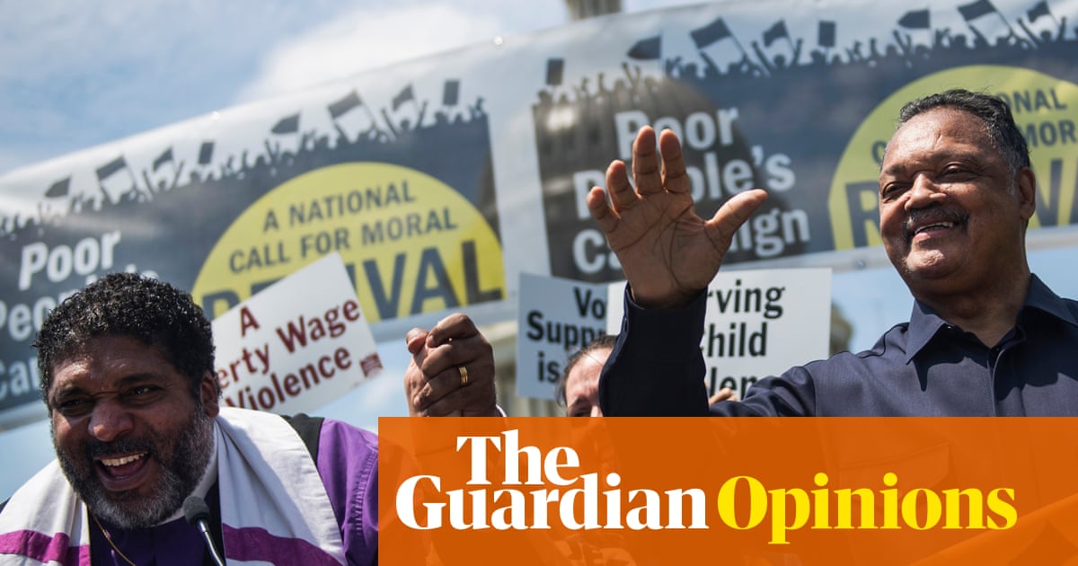 Jesse Jackson marching for voting rights while the GOP frantically looks for new ways to draw a line around democracy and call it a ‘safe district.’