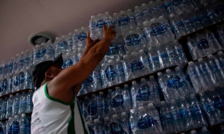 Residents in Rio de Janeiro have been buying bottled water after discovering murky, smelly water coming from their taps.