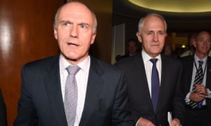 Eric Abetz and Malcolm Turnbull