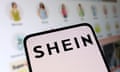 Shein logo and its web shop