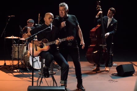 Jimmy Barnes performs with Diesel