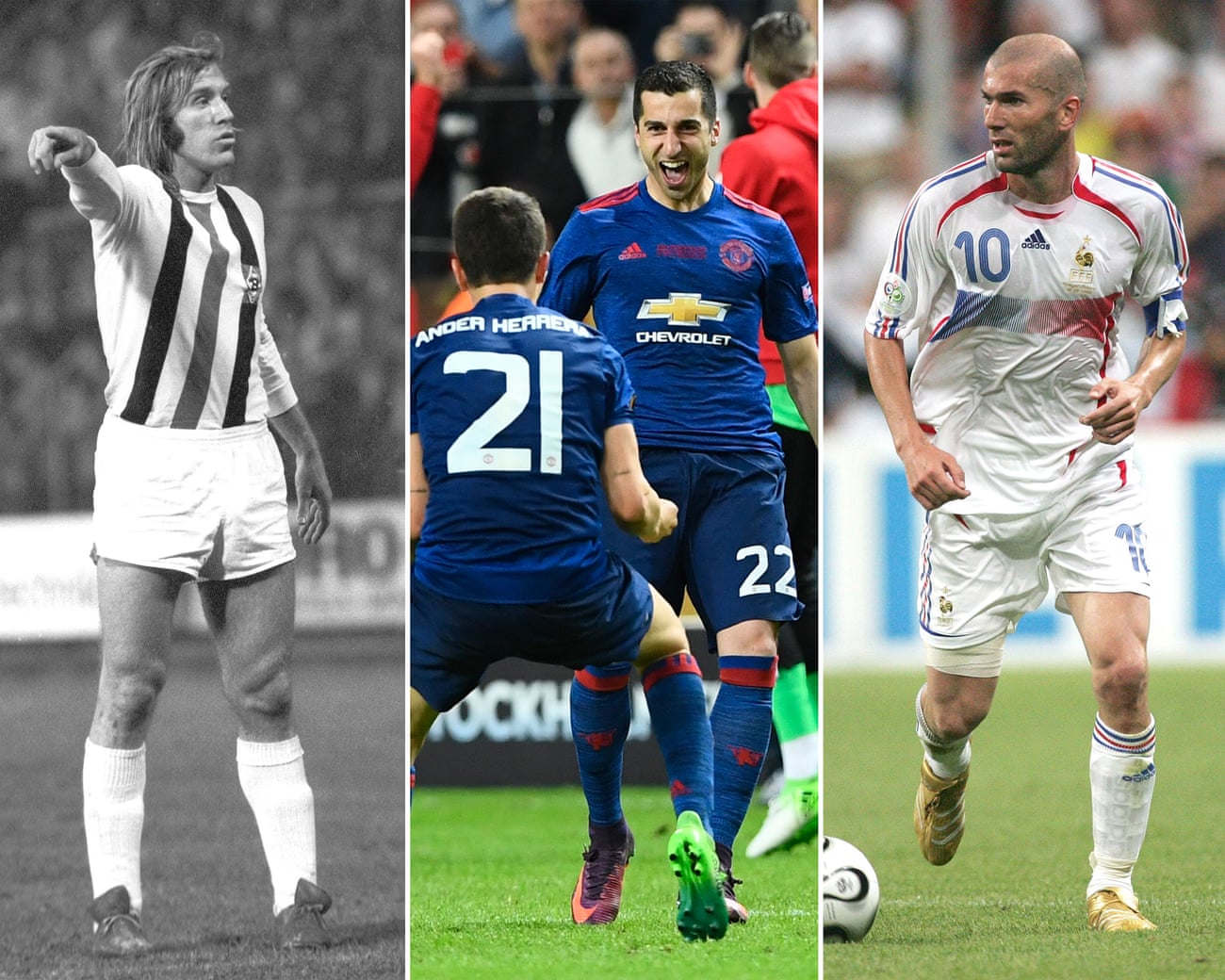 Netzer, Zidane, and Herrera defied their managers Netzer, Zidane, and Herrera defied their managers
