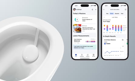 The Withings U-Scan sits in your toilet and can track nutritional or menstrual health from your urine.