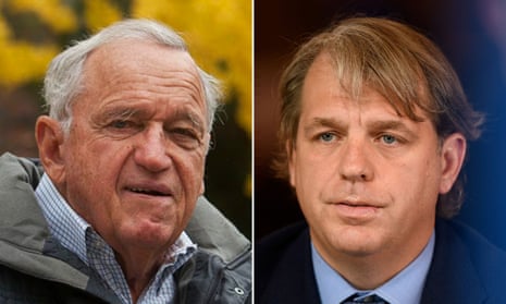 Hansjörg Wyss (left) and Todd Boehly are part of a consortium trying to buy Chelsea.