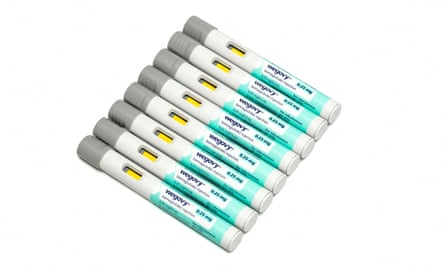 Illustrations of Wegovy injector pens