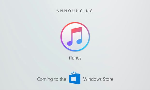iTunes is coming to the Windows Store.
