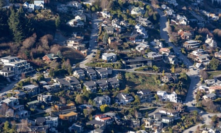 A view of Queenstown Hill in New Zealand