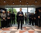 Andy Burnham opens No 10 North in Manchester – video