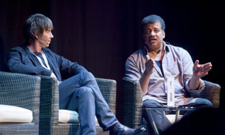Brian Cox with the US astrophysicist Neil deGrasse Tyson.