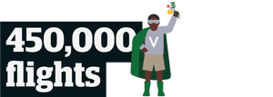 'Oceans could be fishless by 2048': green facts and stats | Parenting your parents 2 Illustration of man dressed as vegan superhero