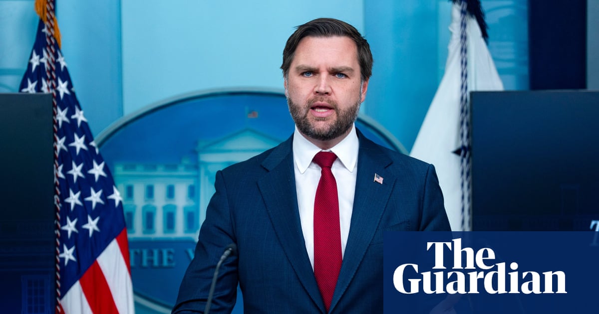 JD Vance, in full Trump cosplay, explains that the real threat isn’t an ICE officer killing a U.S. citizen—it’s journalists who have the nerve to report on it without clearing their copy with the vice-president’s fantasy terror network first.