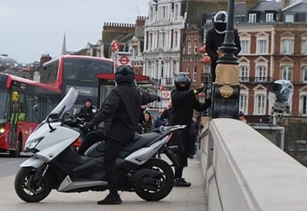 An organised gang carrying out robberies on scooters in London in 2018