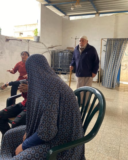 Abu Issam in Khan Younis, before the family were forced to flee.