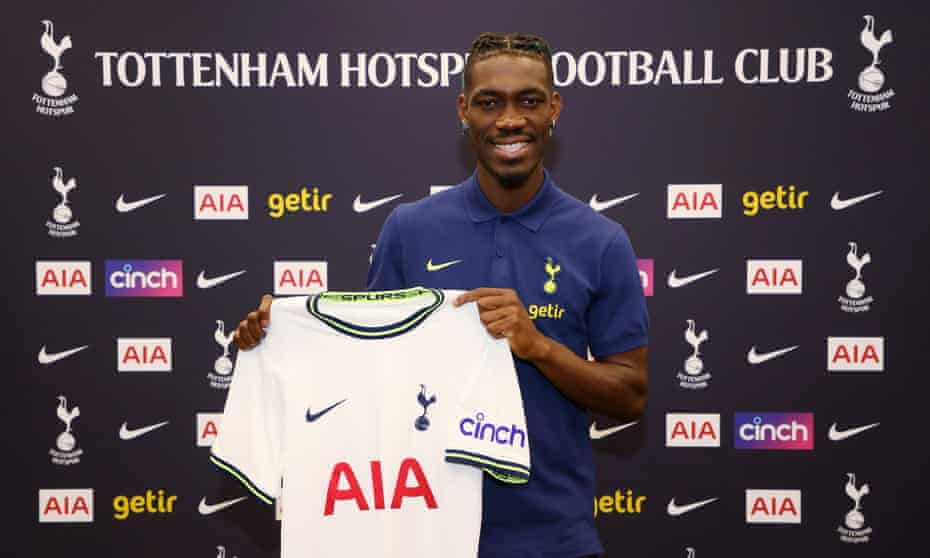 Yves Bissouma is unveiled as a Tottenham player