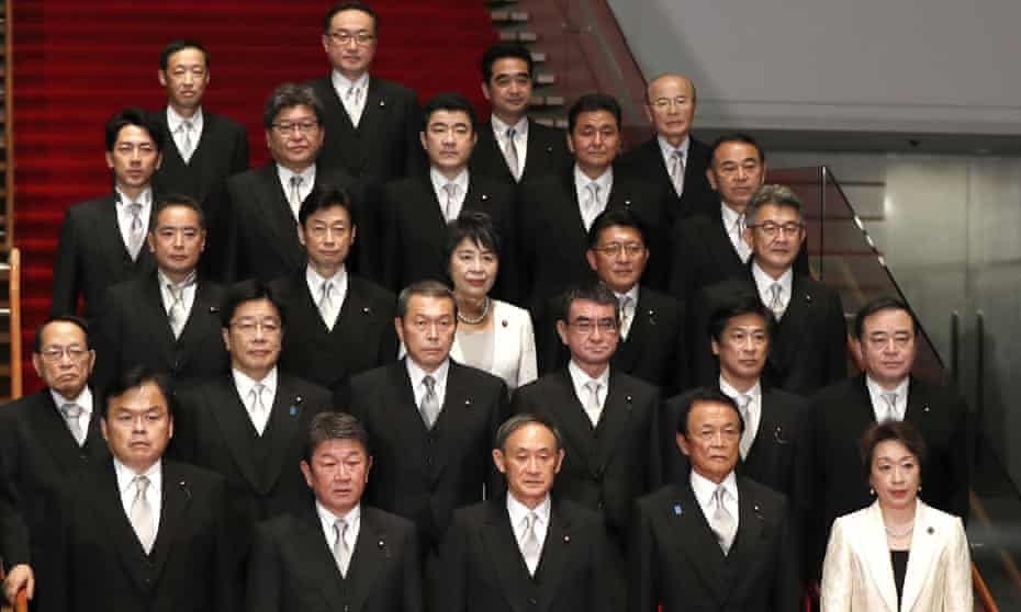 The Japanese cabinet with only two women
