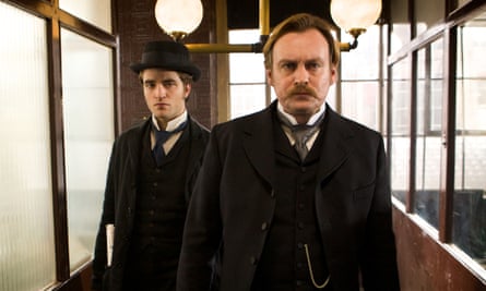 Robert Pattinson, left, as Georges Duroy in the 2012 film adaptation of Maupassant’s Bel-Ami.