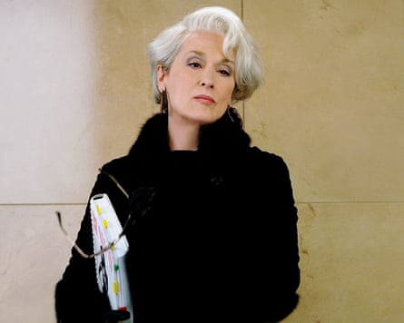 Woman in black coat