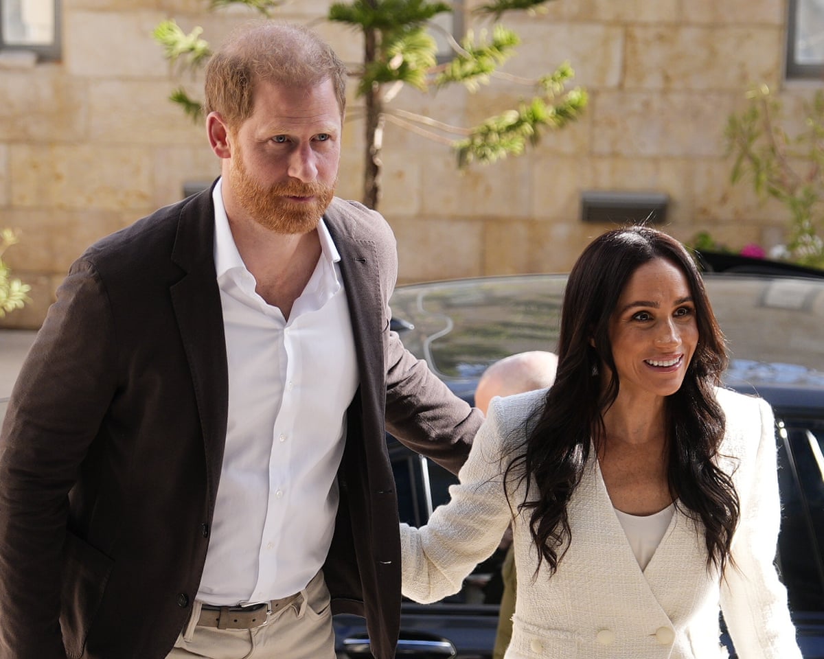 Duke and Duchess of Sussex hit back at 'deranged' author's claims in new book | Prince Harry | The Guardian