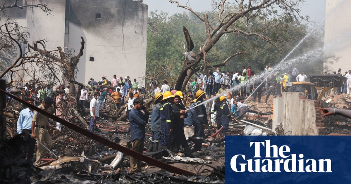 Air India Plane Crashes Into Ahmedabad Hostel Killing 200+