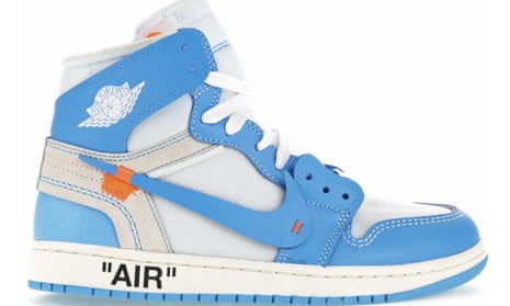 London’s most-wanted trainer: the Nike Air Jordan 1 x Off-White in ‘North Carolina’ colours