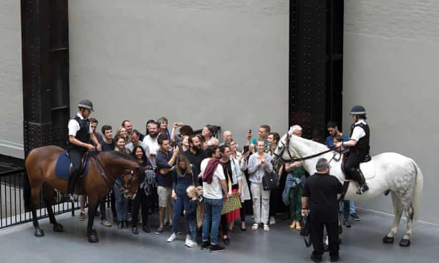 Bruguera’s Tatlin’s Whisper #5 is staged at Tate Modern in 2016.