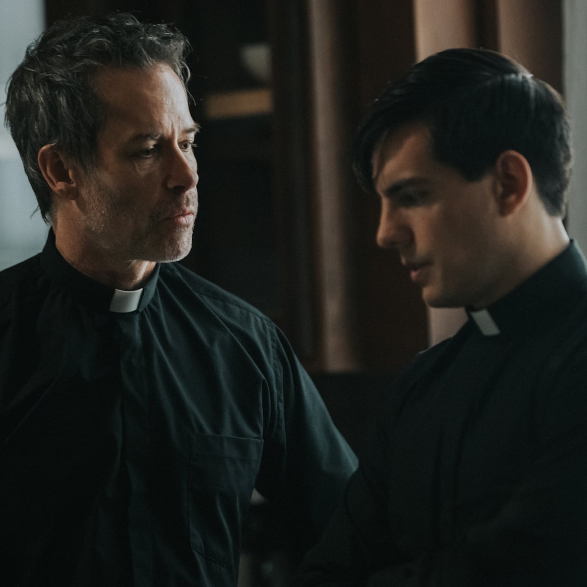 The Seventh Day Review Guy Pearce S Hipster Priest Dices With The Devil Movies The Guardian
