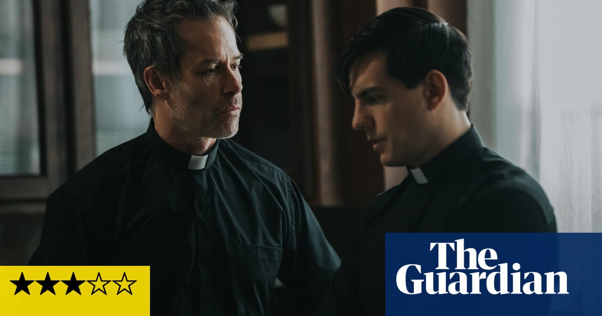 The Seventh Day review – Guy Pearce’s hipster priest dices with the devil