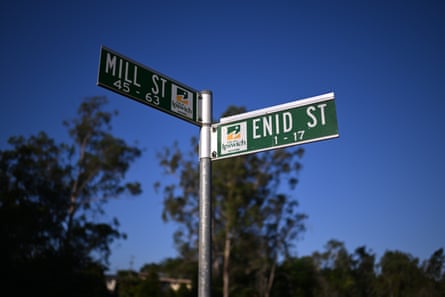 Enid Street in Goodna, west of Brisbane