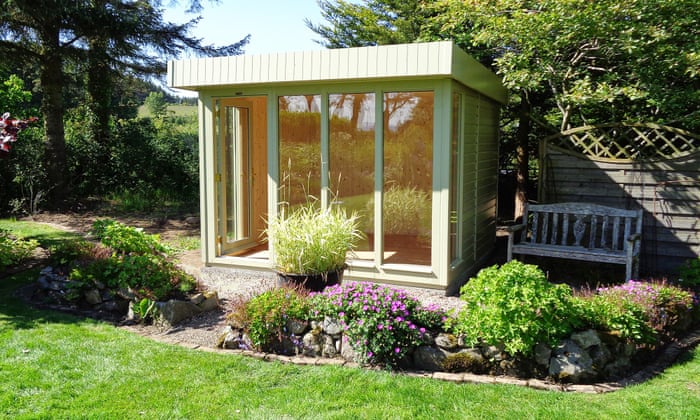 Shed Quarters How To Set Up An Office In Your Garden Working From Home The Guardian - Nice Garden Rooms