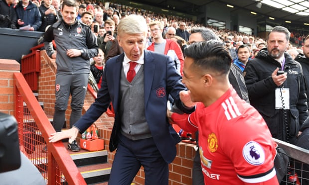 Alexis Sánchez and Arsène Wenger, two former Arsenal men, say hello and goodbye.