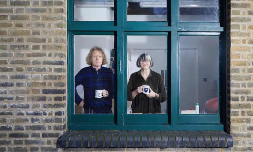 In da club ... Grayson and Philippa Perry.