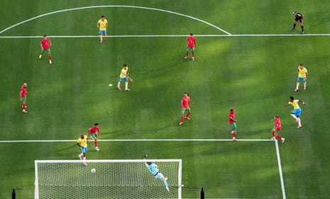 Vinicius Junior scores their first goal