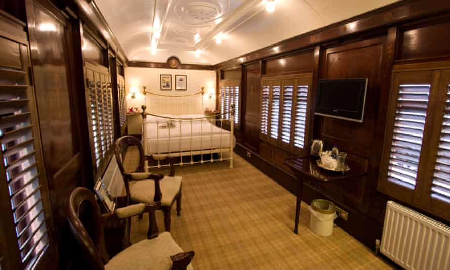 Pullman carriage bedroom. the Old Railway Station, Sussex