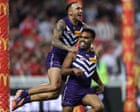 Fremantle come from the clouds to overrun Sydney and seal spot in second AFL grand final