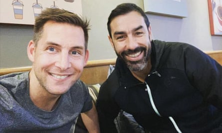 Stéphane Ehrhart with Robert Pires.