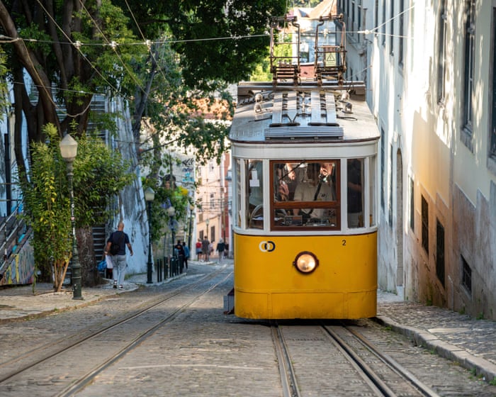 Explainer: what is Lisbon’s funicular railway Elevador da Glória and how does it work?