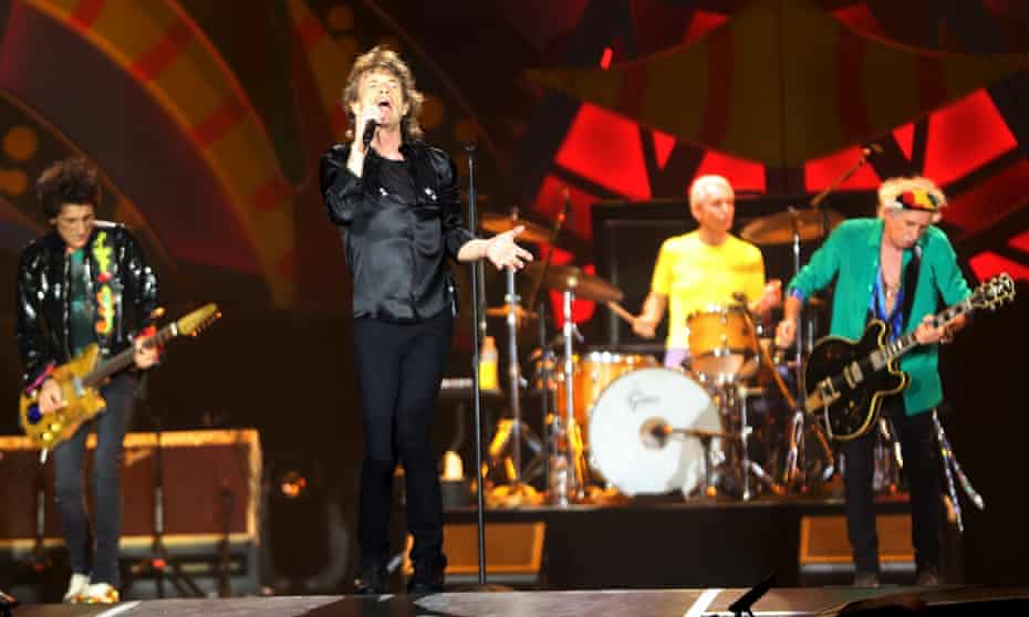 The Rolling Stones perform in Sao Paulo, Brazil, in February.