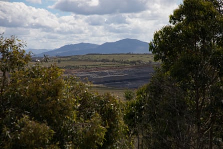 The Glendell open cut coalmine in New South Wales.