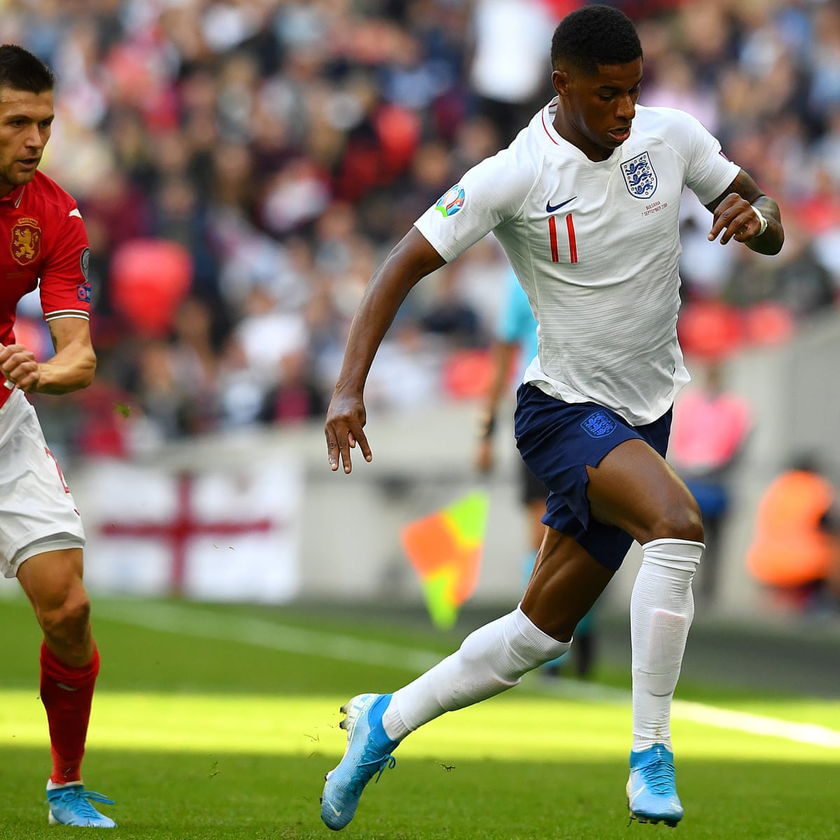 Gareth Southgate Urges Marcus Rashford To Use His Speed More Effectively Football The Guardian