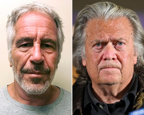 Jeffrey Epstein advised Steve Bannon during 2018 pro-Trump media campaign | Steve Bannon | The Guardian