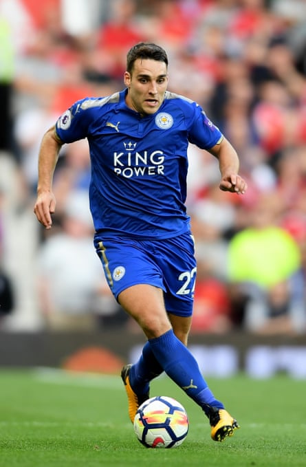Matty James runs with the ball during last month’s match against Manchester United, the club where he began his career.