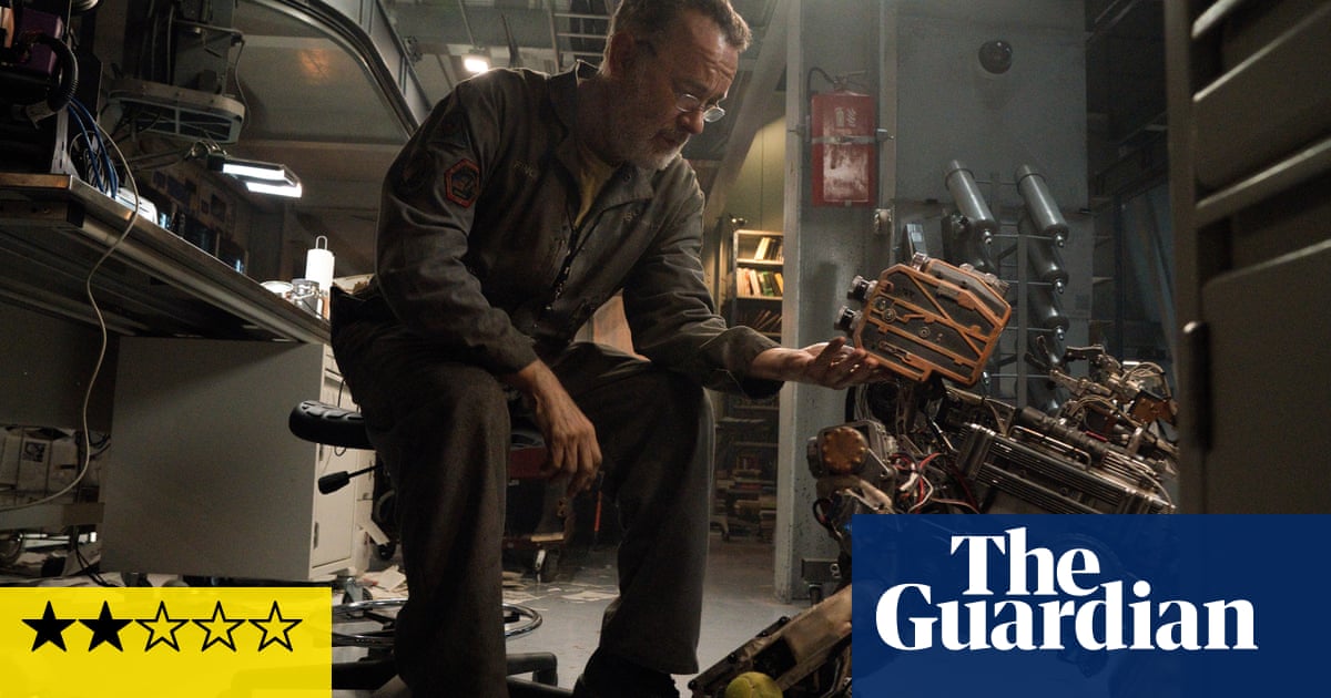 Finch review – Tom Hanks takes his dog and robot out on the road