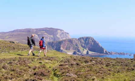 Walkers on Islay.