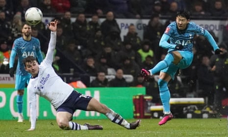 Son Heung-min opens the scoring for Spurs against Preston