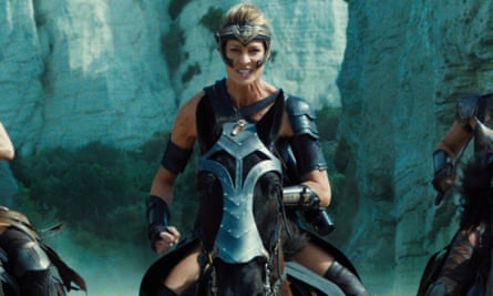 Robin Wright on horseback in Wonder Woman