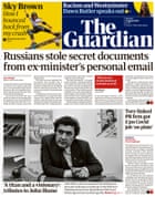 Guardian front page, Tuesday 4 August 2020