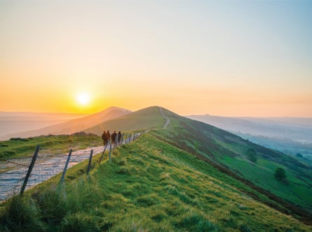 Walking in the Peak District opens the lungs for participants on a singing break.