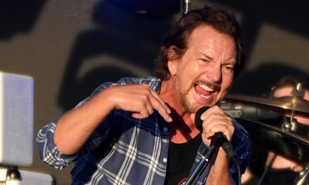 Eddie Vedder performing in London earlier this month.