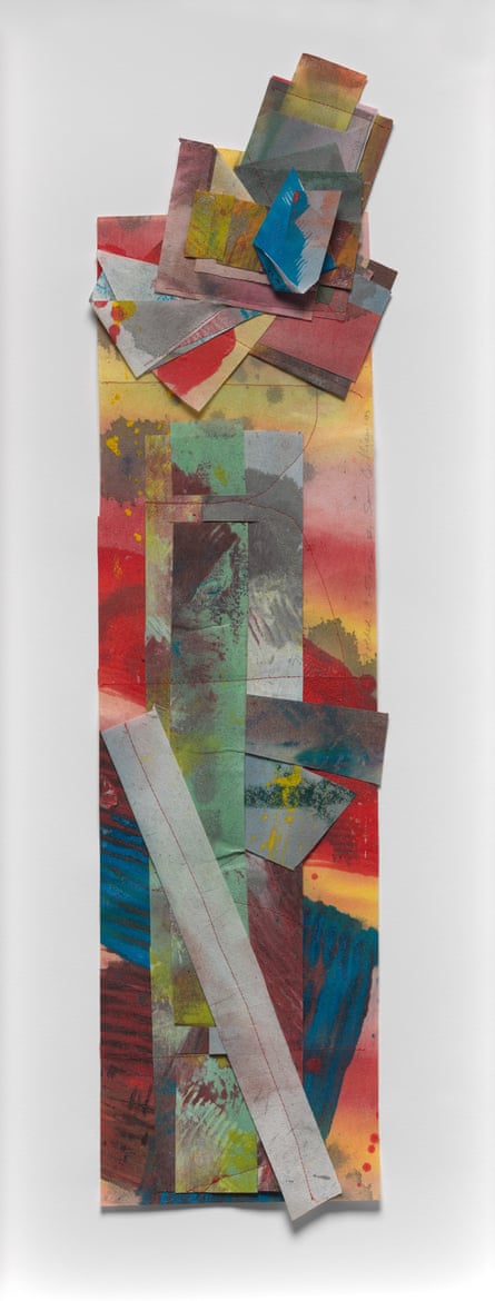 Sam Gilliam’s Folded Cottages II, 1993.